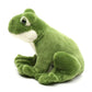Zittende Kikker Knuffel 13 cm met Kwaakgeluid – Superzachte Pluche Kikker – Bos- en Waterdier Knuffel – Cadeau voor Kinderen Creasowl
