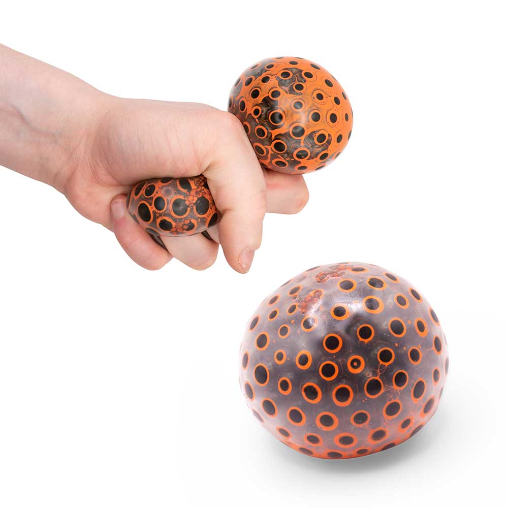 Neon Beans Squish Ball 6 cm – Anti Stress Bal – Sensorisch Friemelspeelgoed Creasowl