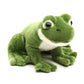 Zittende Kikker Knuffel 13 cm met Kwaakgeluid – Superzachte Pluche Kikker – Bos- en Waterdier Knuffel – Cadeau voor Kinderen Creasowl