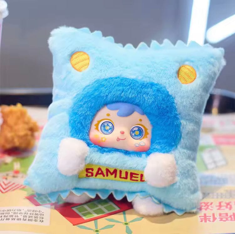Samuel Pluche Blind Box Gebakken Garnalen Serie – Schattige Voedsel Vinyl Pop - Tas Hanger, Sleutelhanger & Bureau Decoratie