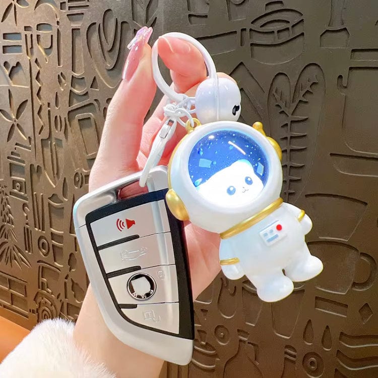 Schattige Astronaut Nachtlamp Sleutelhanger - Beer of Kat