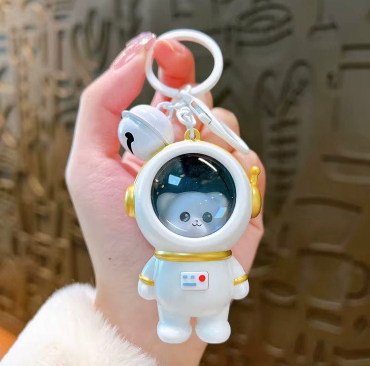 Schattige Astronaut Nachtlamp Sleutelhanger - Beer of Kat