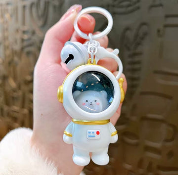 Schattige Astronaut Nachtlamp Sleutelhanger - Beer of Kat
