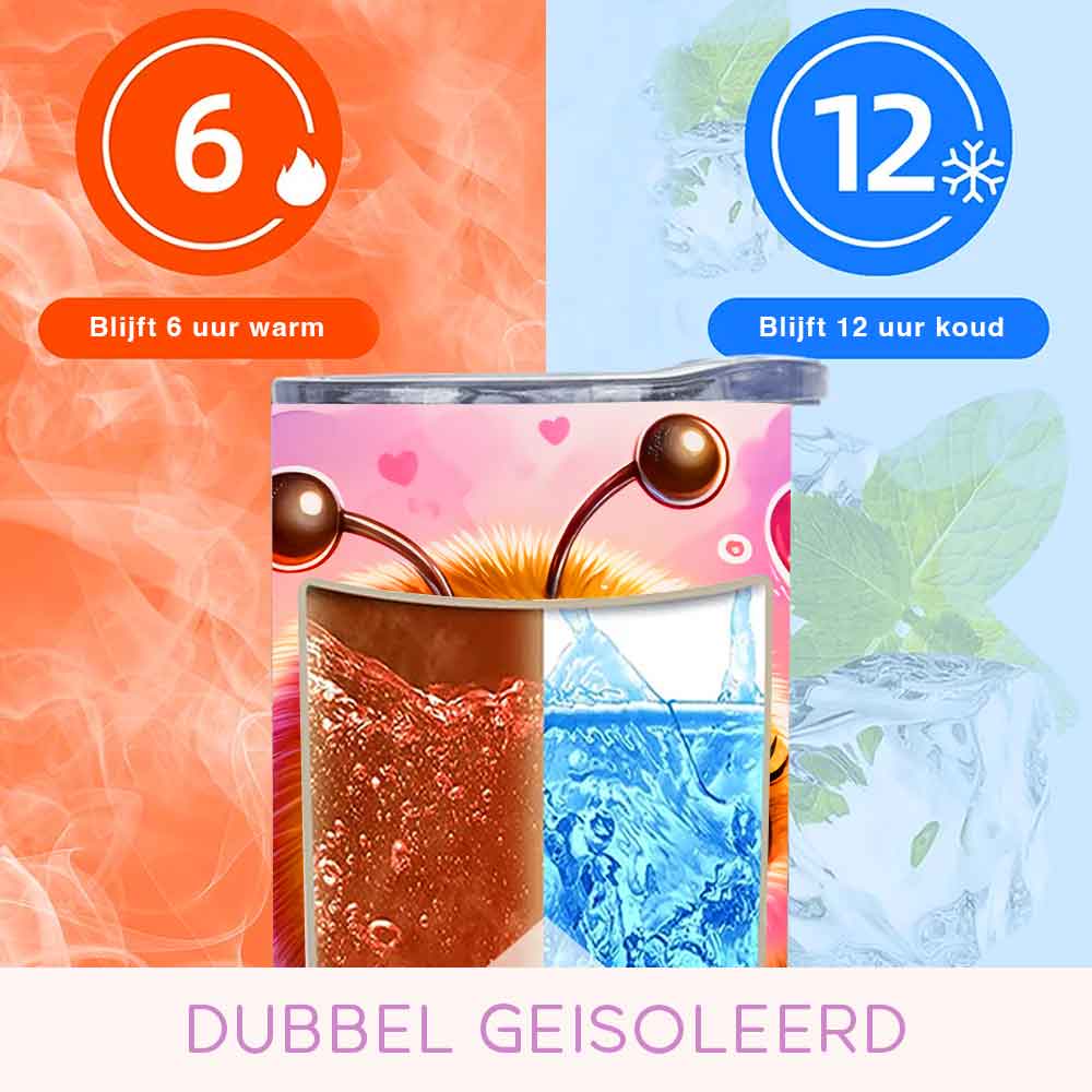 Schattige bij tumbler