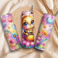 Schattige bij tumbler