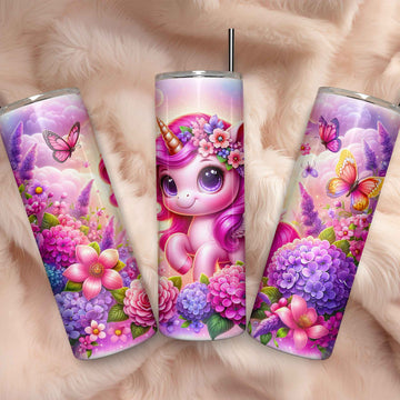 Schattige eenhoorn tumbler
