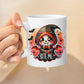 Schattige Mok 325 ml met Vampier Ontwerp en Tekst "Bite Me"
