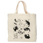 Space katten tote bag - Boodschappentas 38 x48 cm - Polylinnen