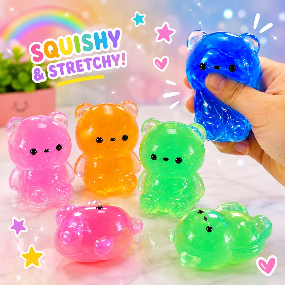 Squishy kralenbeertjes 5cm