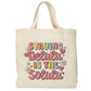 Staying delulu is the solulu tote bag - Boodschappentas 38 x48 cm