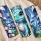 Stoere blauwe dino tumbler