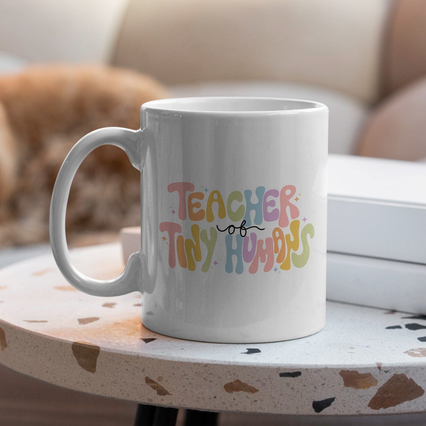 Teacher of Tiny Humans Koffiemok – Voor De Geweldige Leraar!