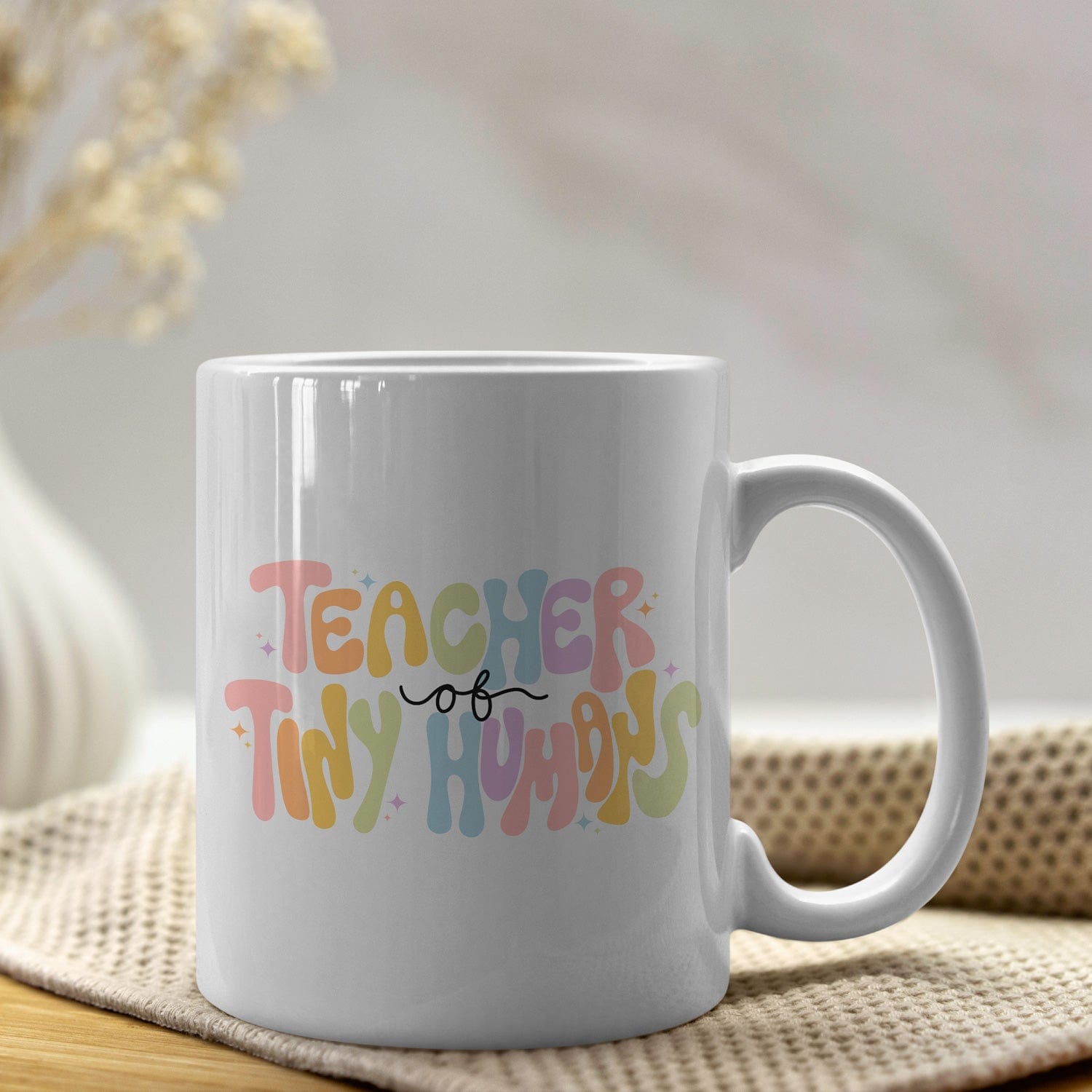 Teacher of Tiny Humans Koffiemok – Voor De Geweldige Leraar!