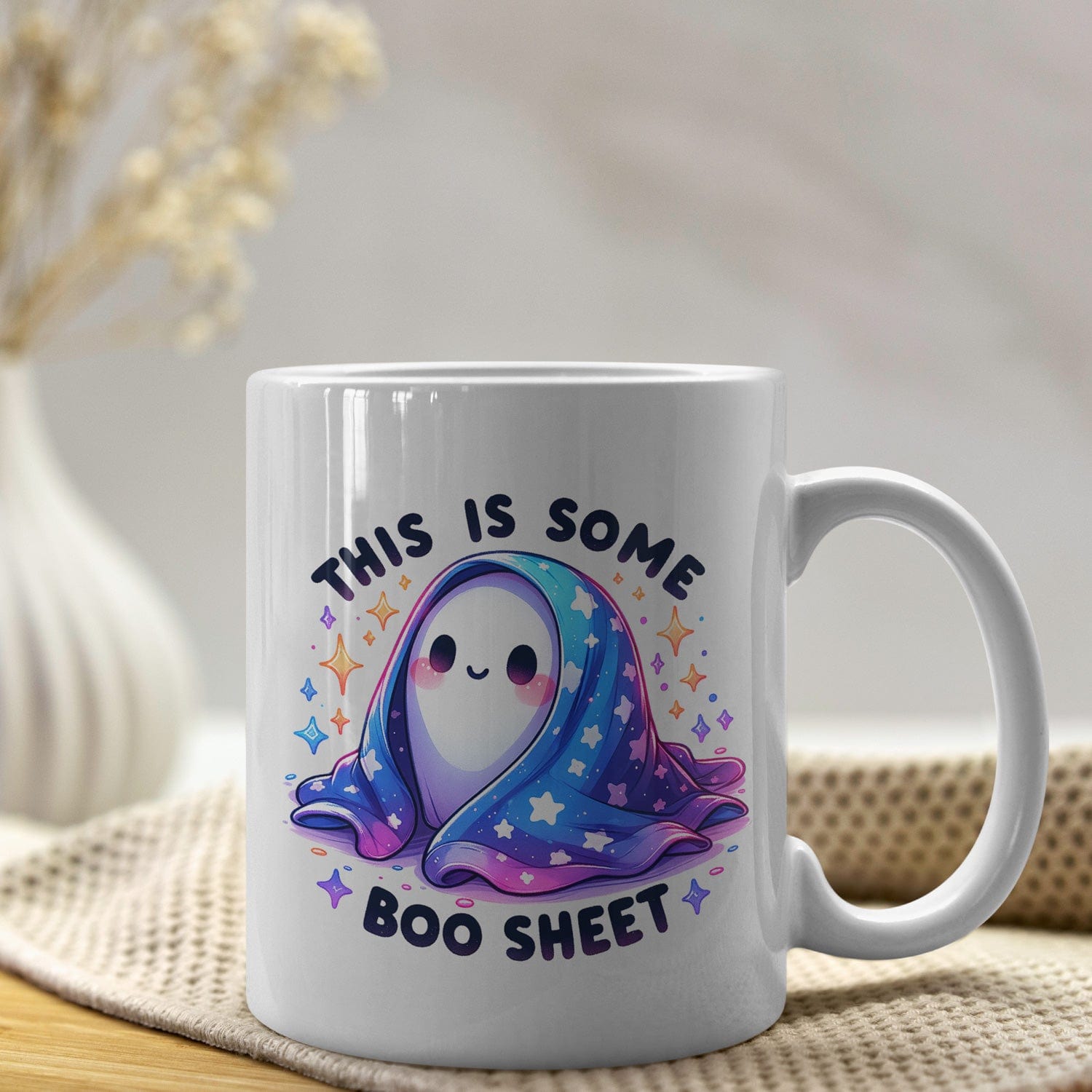 This is Some Boo Sheet Koffiemok - Grappige Spookjes Mok
