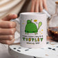 Turtley Papa Mok met Schildpad Illustratie – Vaderdag Cadeau Creasowl