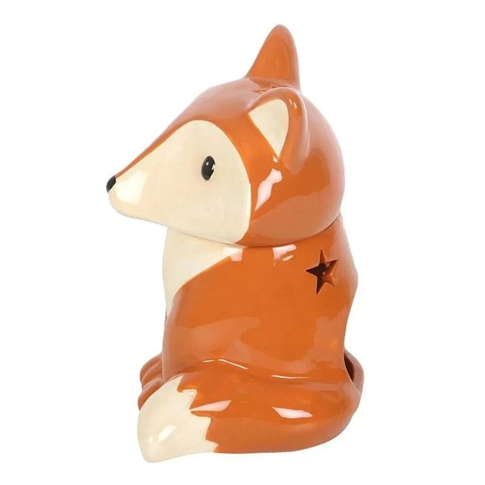 Vos Aroma Brander en Wax Melt Warmer – Keramische Fox Oliebrander