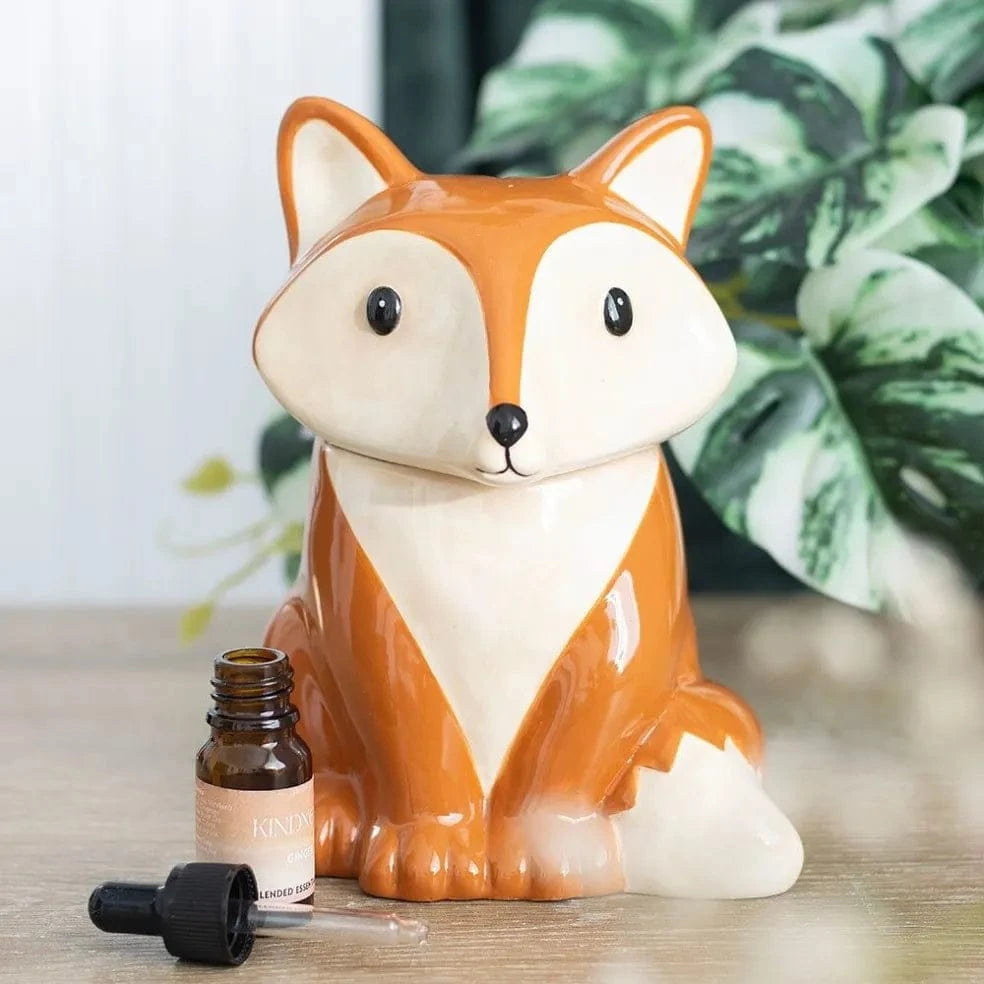Vos Aroma Brander en Wax Melt Warmer – Keramische Fox Oliebrander