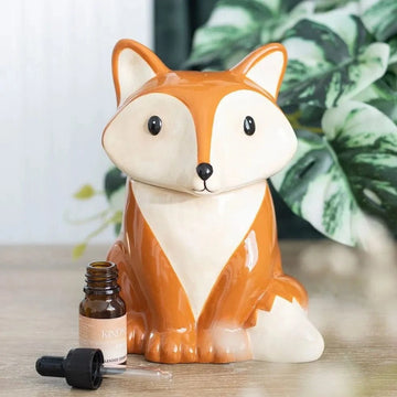Vos Aroma Brander en Wax Melt Warmer – Keramische Fox Oliebrander