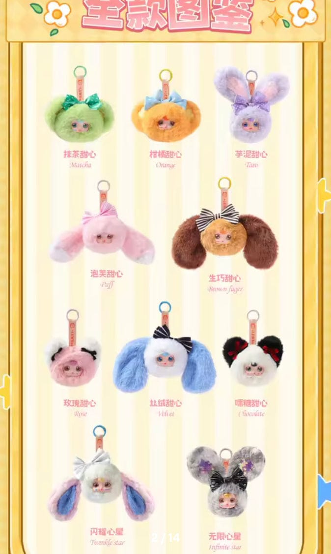 Yumi Sweetheart Non-Stop Series Mini Pluche Blind Box – Schattige Pop met Glanzende Ogen