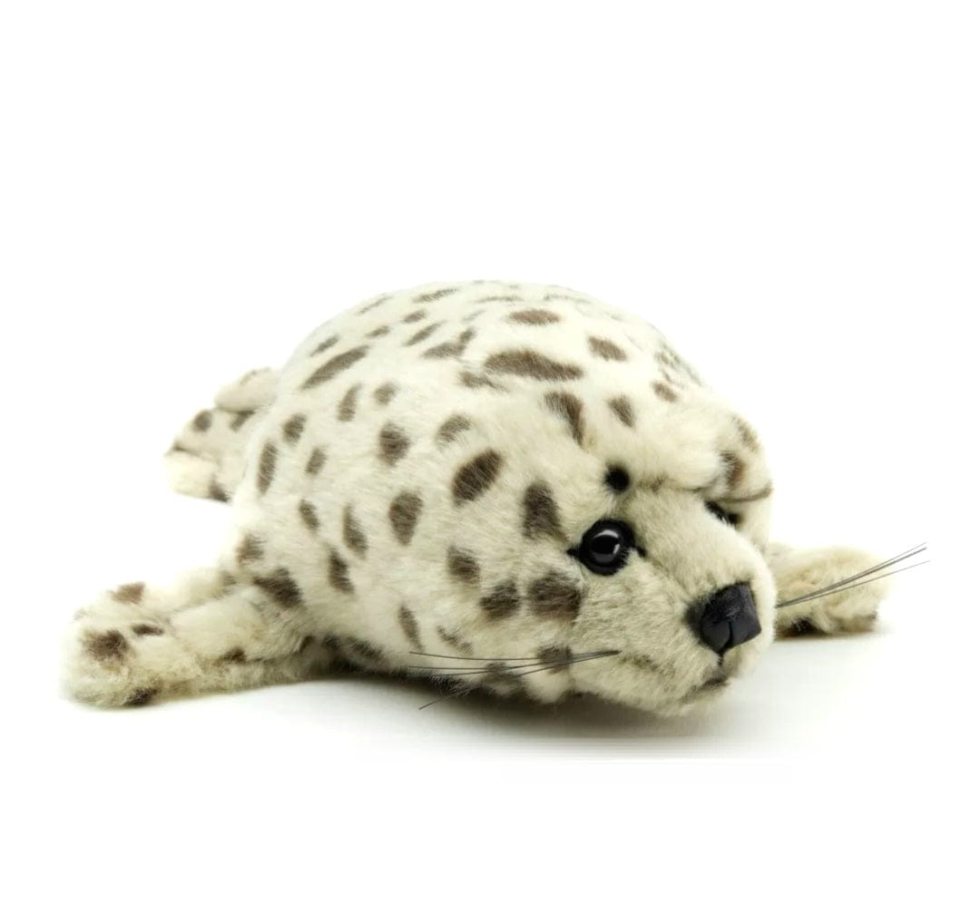 Zeehond Knuffel Grijs Gespikkeld 32 cm – Superzachte Pluche Zeehond – Knuffeldier – Cadeau voor Kinderen en Volwassenen