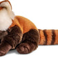 Zittende rode panda knuffel - 27 cm lang
