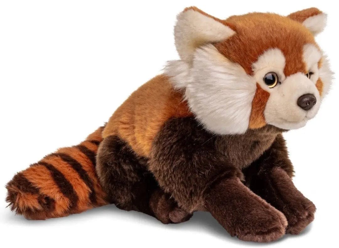 Zittende rode panda knuffel - 27 cm lang