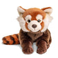 Zittende rode panda knuffel - 27 cm lang