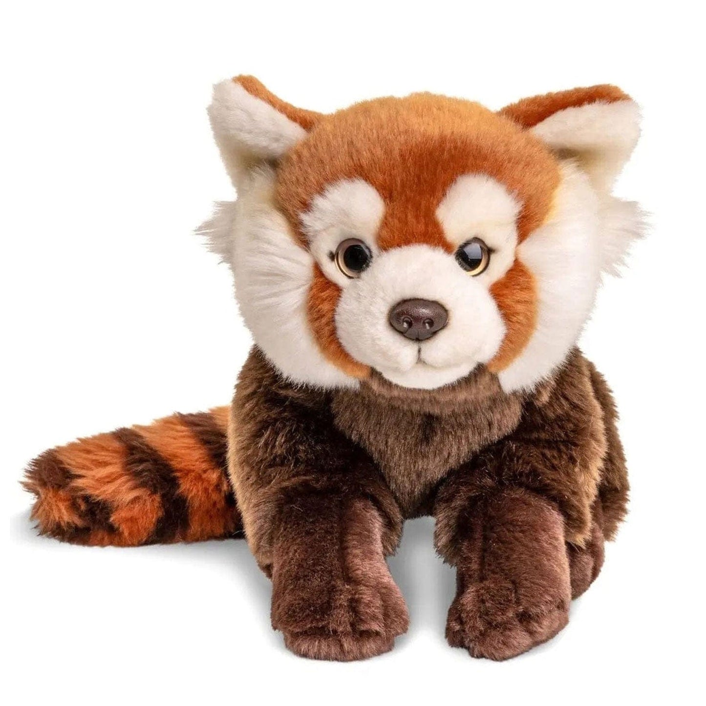 Zittende rode panda knuffel - 27 cm lang