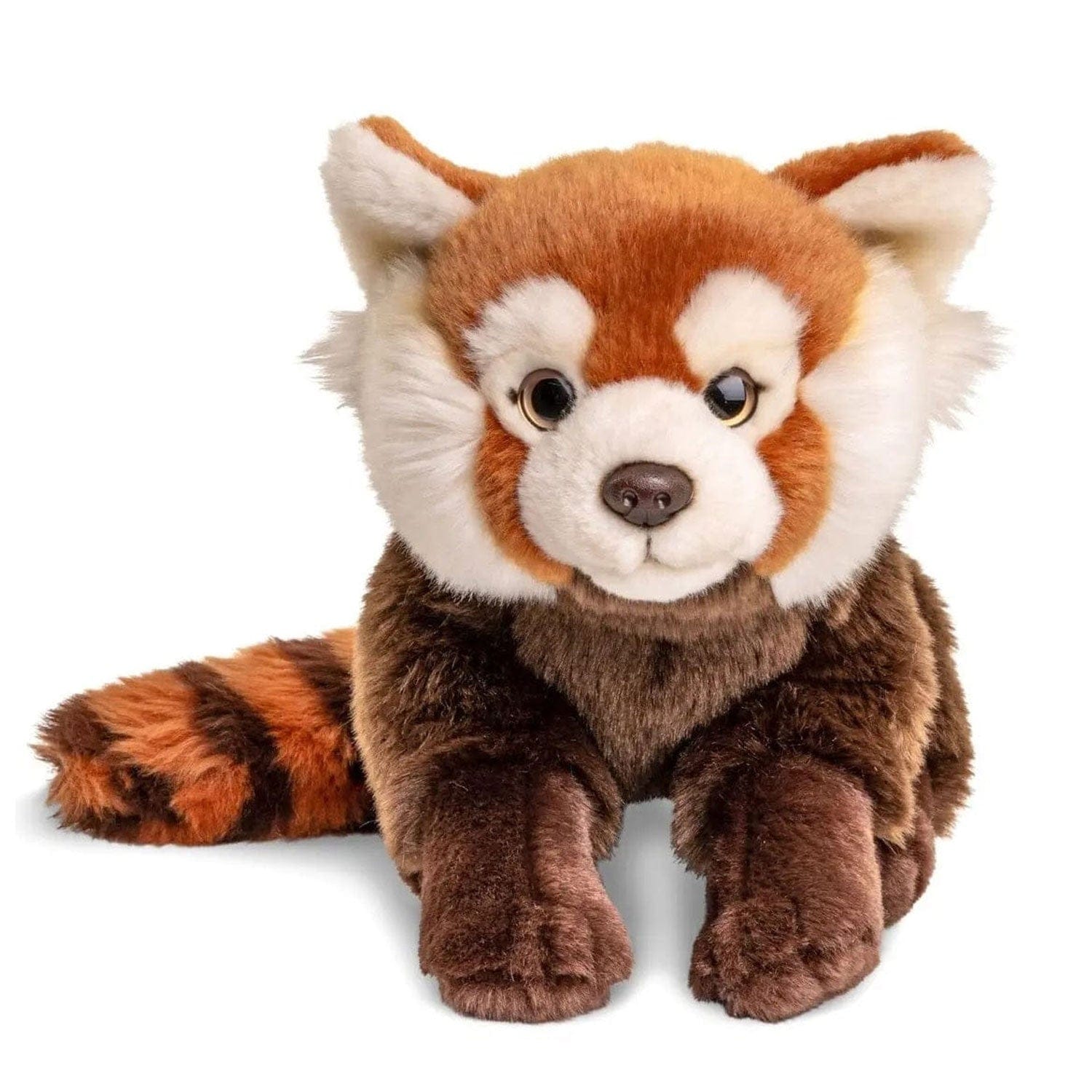 Zittende rode panda knuffel - 27 cm lang